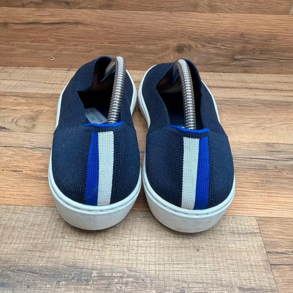 Rothy's  Women's Size 8 The Original Slip On Sneakers blue  Shoes Low Top